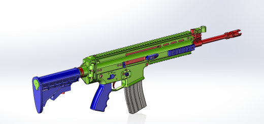 FN-SCAR建模模型缩略图